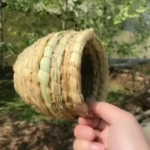 Grass Woven Hanging Parrot Nest Breeding Nest Supplies