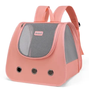 Gray Large Size Cat Dog Carrying Bag Portable Pet Carrier Outgoing Travel Breathable Pets Handbag