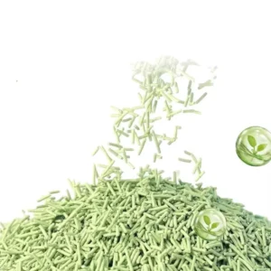 Green Tea Natural Tofu Cat Litter High Performance Ultra Absorbent 100% Natural Cat Sand Dust Free Sanitaria Sand Pet Litter