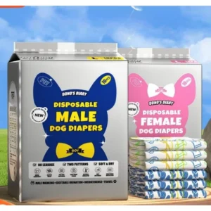 Growing Diary Pet Diapers for Dogs Supplier OEM ODM Customizable Growing Diary Dog Diapers Supplier
