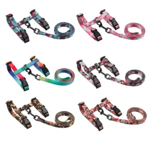 H Shape Cat Harness Adjustable Solid Rope Escape Proof Pet Leash