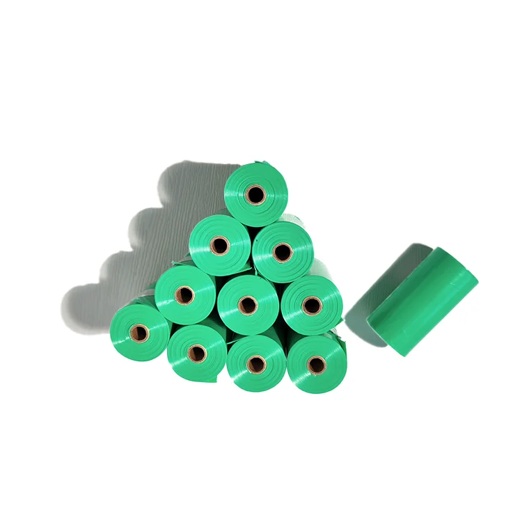 HDPE Dog Waste Bag Sustainable Disposable Poop Scoop With Scent Control Plastic