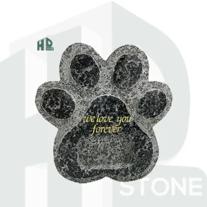 HDSTONE Cute Kitten Puppy Frame Pet Urn Memorial Photo Stone Headstone for Dogs Funeral Memorial Garden Urns