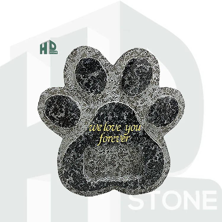HDSTONE Cute Kitten Puppy Frame Pet Urn Memorial Photo Stone Headstone for Dogs Funeral Memorial Garden Urns
