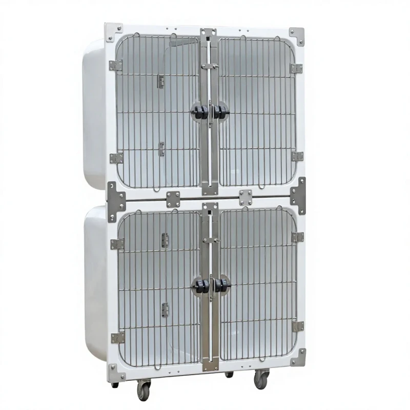 HF-510 Waterproof Fiberglass Modular Cage Round Cornered Pet Dog Cages Kennel