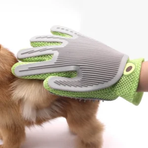 Hair Cleaning Cartoon Silicone Double sided Hair Removal Pet Gloves for Dogs