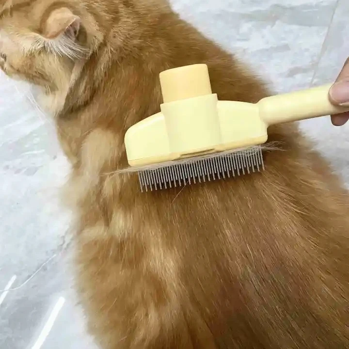 Hair Comb Profesional Cleaning Products Mini Wood Groom Brush for Dog Pet Grooming Slicker Brushes