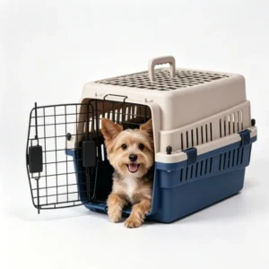 Handheld Dual Door Fashion Snap Button Durable Ventilated Pet Airline Crate for Cats & Small Dogs Daily Outdoor Use