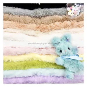 Handmade DIY Small Animal Material Package 1m Soft Super Dense Plush Rabbit Fur Twist Stick Creative Gift Toy