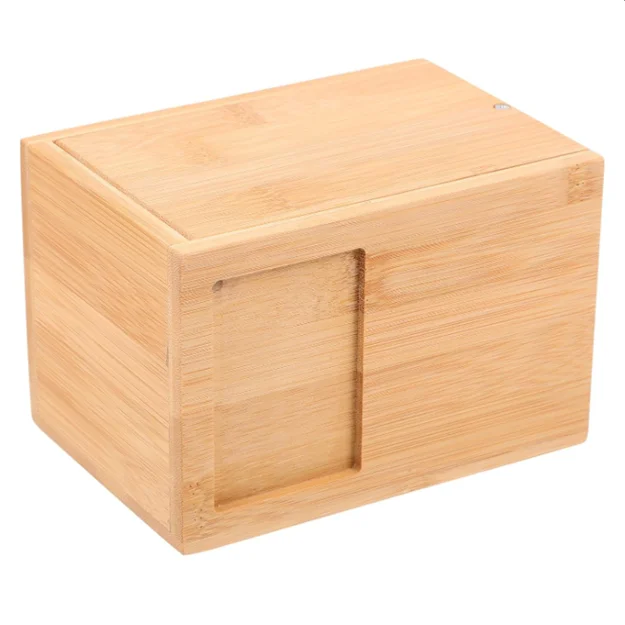 Handmade Wooden Pet Urn with Commemorative Photos