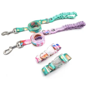 Hands Free Dog Leash Pet Training Walking Leash Adjustable Dog Lead Waterproof With Metal Hook