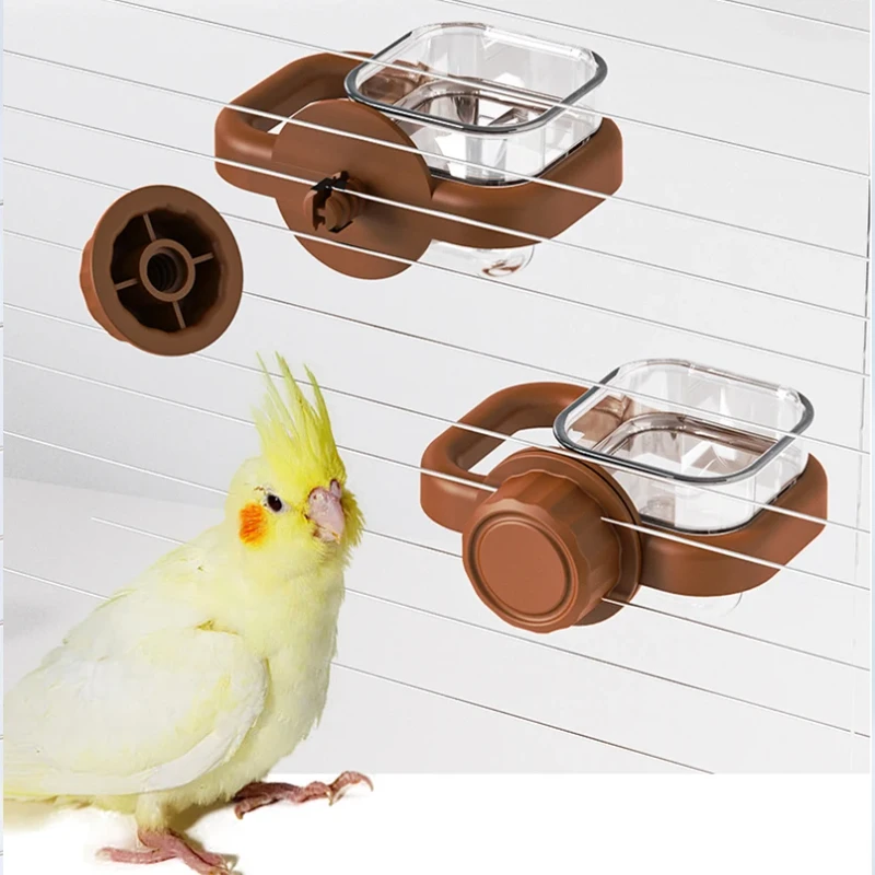 Hanging Bird Feeder Birds and Other Small Pet Feeding Tray Bird Water Feeder