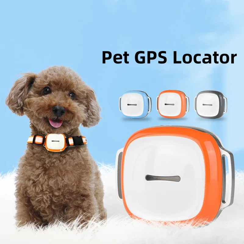 Health Location Tracker for Pets Waterproof GPS Dog Tracker Battery Pet Fitness Tracker Fits on Collar