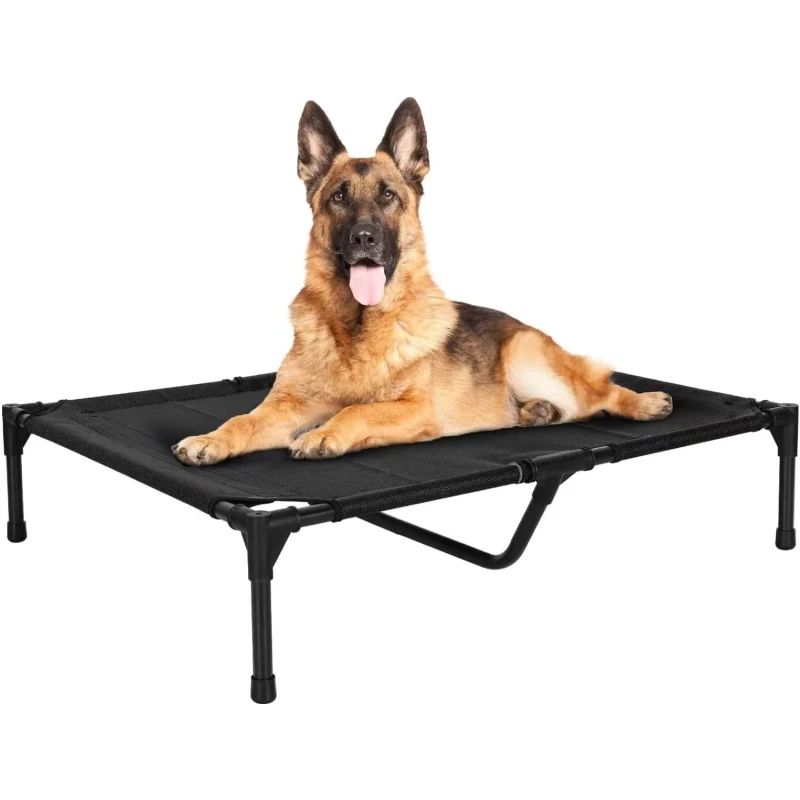 Health and Quality Sleep Elevated Pet Bed with Removable Tent Strong Stability and High Load Bearing Capacity Pet Bed for Dogs