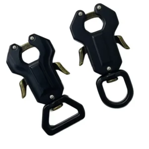 Heavy Duty Aluminum Frog Clip Dog Leash Carabiner Quick Release Swivel Hook Safety Harness Collar Hardware