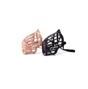 Heavy Duty Durable Adjustable Plastic Anti Feeding and Anti Bark Muzzle for Dogs Various Specifications