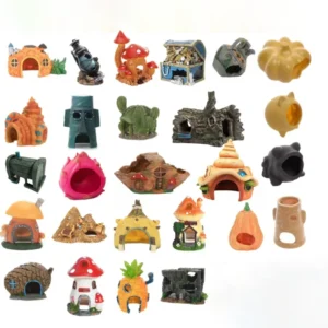 Heavy Duty Freestanding Modular Resin Fish Tank Ornaments Cartoon Crafts Home Aquarium Accessories