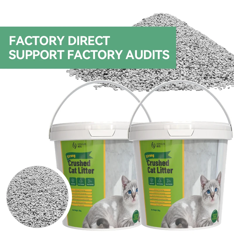 Hengjie Dust Free Flushable Cat Litter Bentonite with Strong Clumping Extra Odor Control and Highly Adsorbent