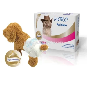 High Absorption Bamboo Disposable Biodegradable Pet Dog Diapers of China Manufacturer