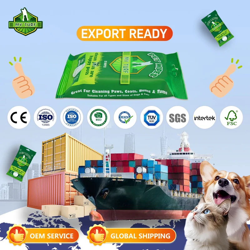 High Density Soft Dog Wet Wipes for Effective Pet Hygiene Care