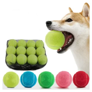 High Elastic Bite Resistant Pet Toy Ball Pet Supplies Dog Walking Interactive Toy Dog Training Tennis Ball Chew Molar Ball