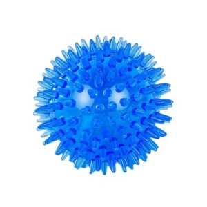 High Elastic TPR Eco-Friendly Dog Toy Ball Squeaky Cross-Border Pet Squeak Toy Pointed Punch Floating Water Bite Toothcleaning