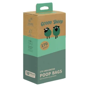 High Quality 18-Roll Set of 270 PCS Recycled Dog Poop Waste Bags for Pet Waste Disposal