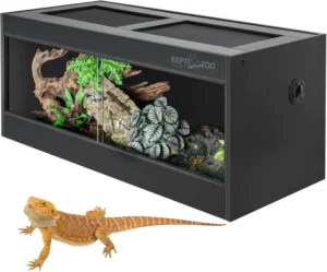 High Quality 40 Gallon Eco-Friendly Durable Reptile Vivarium Front Opening PVC Tank