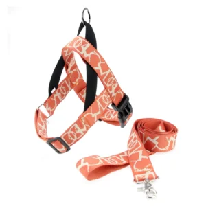 High Quality Adjustable Pet Dog Training Nylon Harness Collar Leash Set Custom Dog Harness Manufacturers