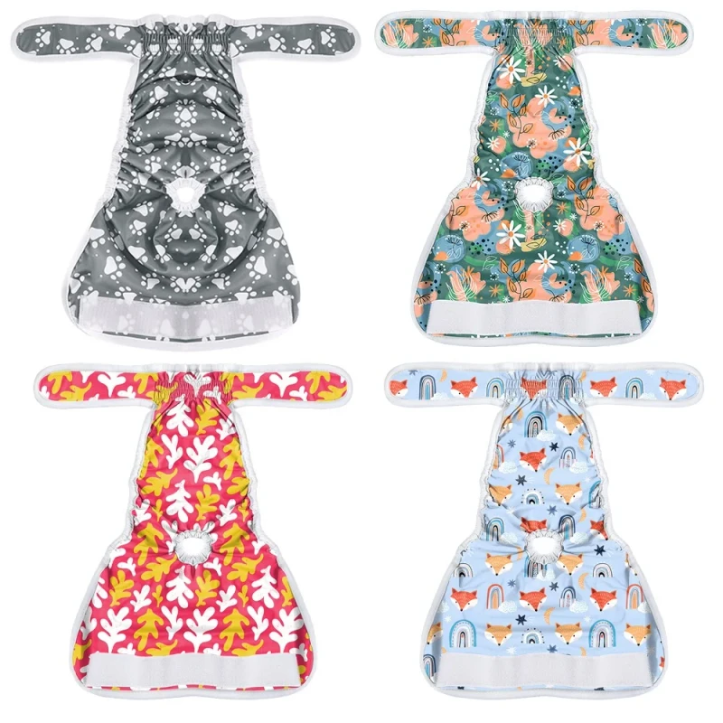 High Quality Adjustable Pet Puppy Diaper for Dogs Reusable Washable Comfortable Female Dog Pet Diaper Pants