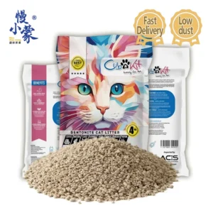 High Quality Biodegradable Low Dust Eco friendly Fast Clumping Multiple Fragrances Cat Litter for Multi Cat Households 4kg