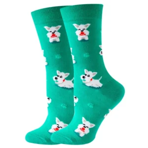 High Quality Custom Dog Pet Socks Lovely Pattern Suit for Autumn Winter