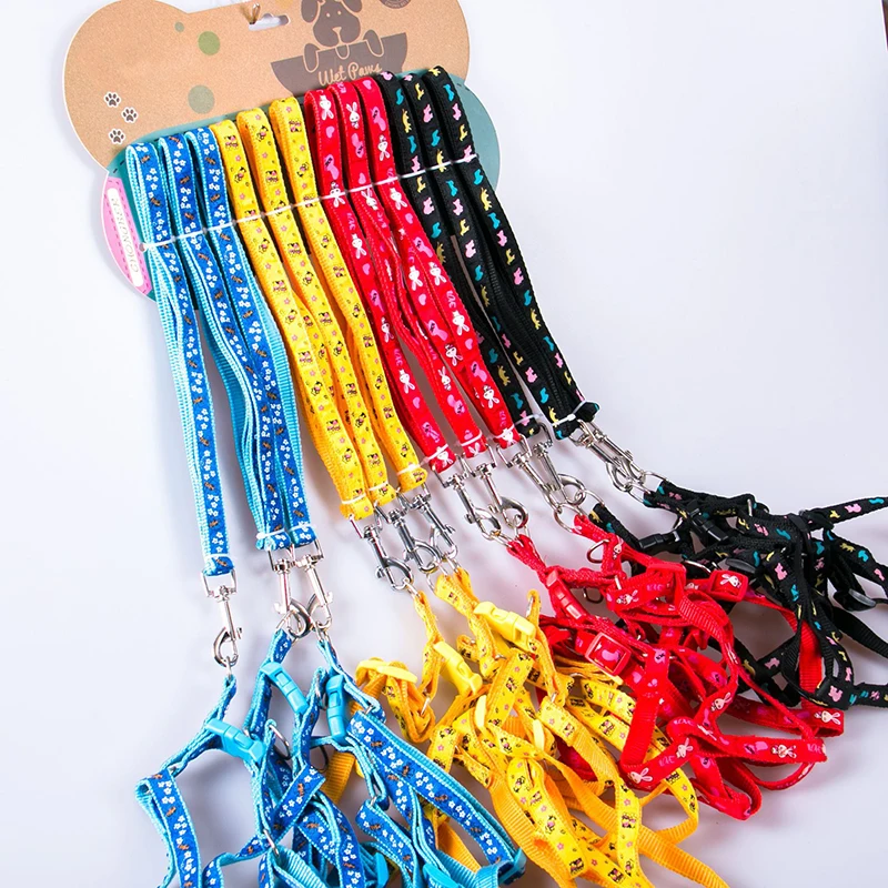 High Quality Cute Small Dog Cat Harness with Leash