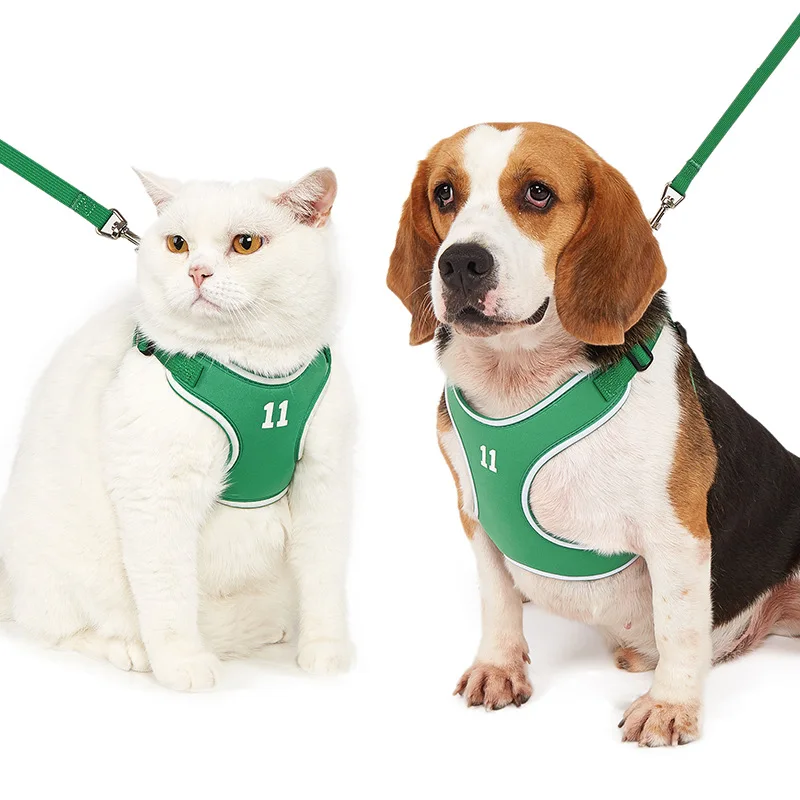 High Quality Durable Lightweight Dog Harness Pet Friendly Small Pet Dog Harness with Pet Leash
