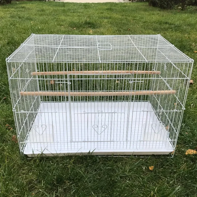 High Quality Durable Metal Parrot Bird Cage with Accessories Free Shipping Pet Cage