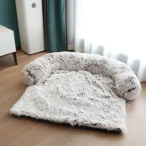 High Quality Fashion Style Solid Pattern Plush Dog Kennel and Pet Bed Sofa Bed for Pets Carton Packed