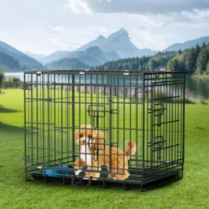 High Quality Foldable Iron Dog Cage with Solid Design Pet Kennel for Dogs