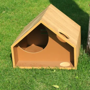 High Quality Four Seasons General Purpose Wooden Cat House with Removable Cover and Square Design for Pet Camping Furniture