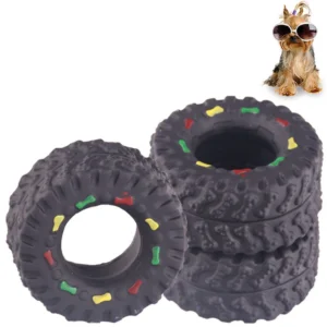 High Quality Latex Squeak Toy Pet Tire Dog Toy