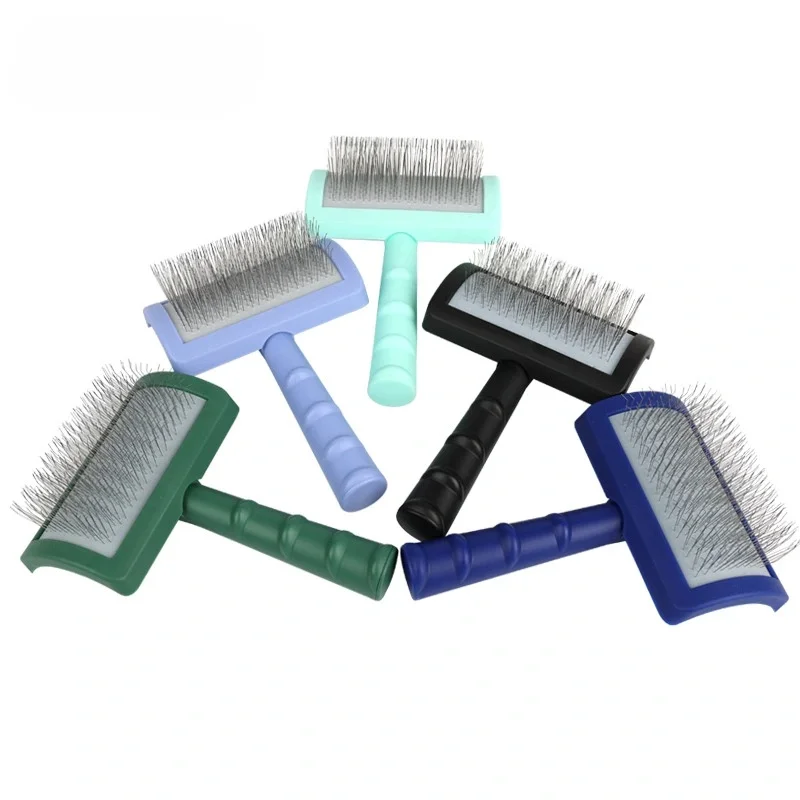 High Quality Long Pin Hair Slicker Brush Pet Grooming Tool for Dogs and Cats