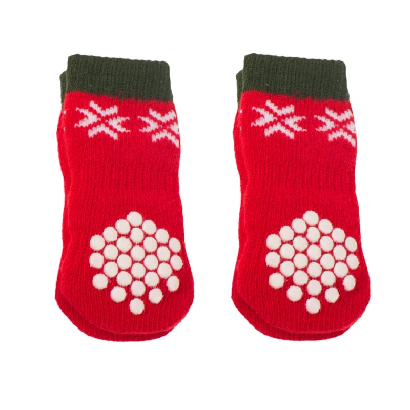 High Quality Lovely Comfortable Cute Warm Christmas Dog Pet Socks