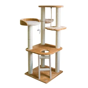 High Quality MDF & Sisal Eco Friendly Cat Scratcher Lounge Bed Tower Cat Tree