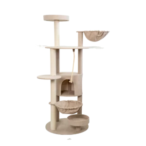 High Quality Multi Level High Density Board Cat Tree & Scratcher Premium Cat Furniture by Manufacturer