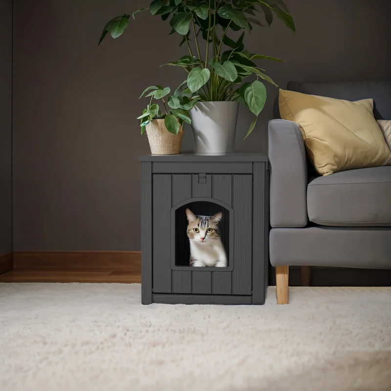 High Quality Multifunctional Cats Pet Houses and Furniture Indoor Home Decorative Cat House Side Table Cat Shelter House Outdoors
