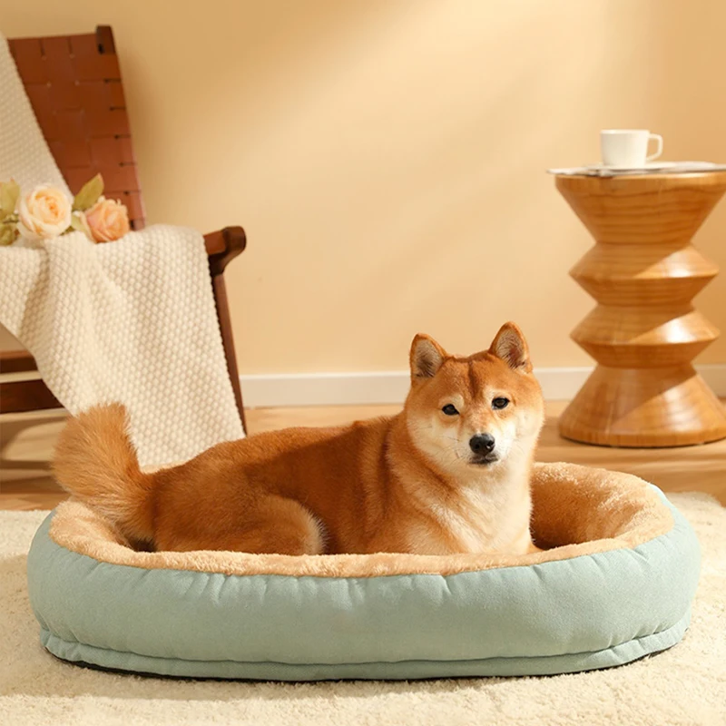 High Quality New Breathable Dog Sofa Bed Pet Beds Accessories Dog Nest Large Round Pet Cat Beds