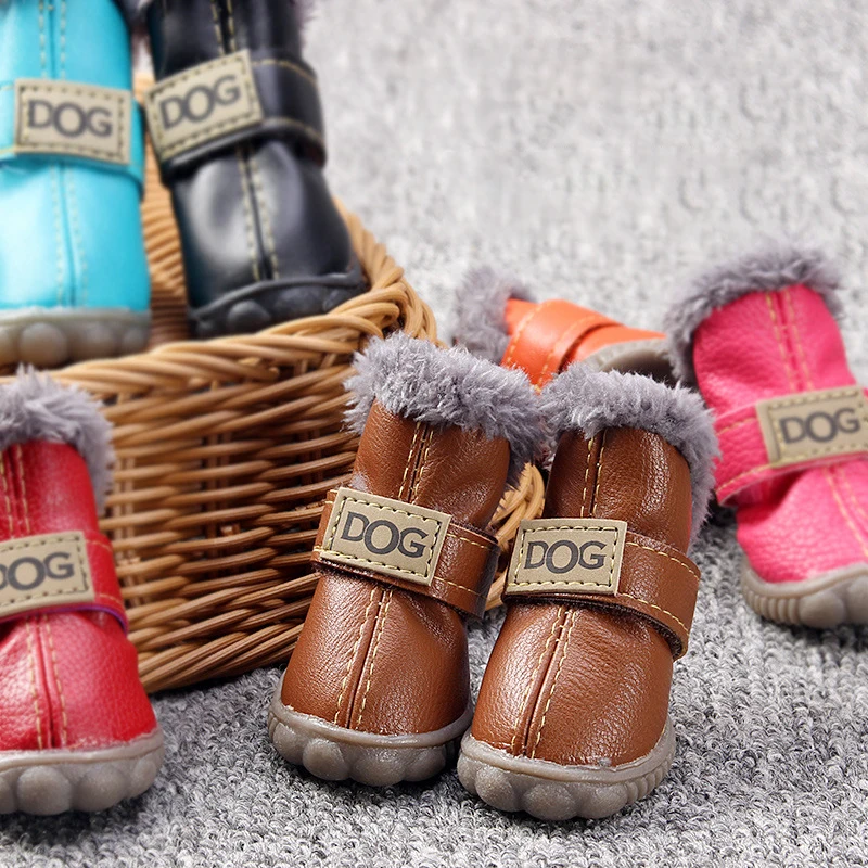 High Quality Outdoor Autumn Winter Pet Shoes Cold proof Anti skid Warm Dog Socks