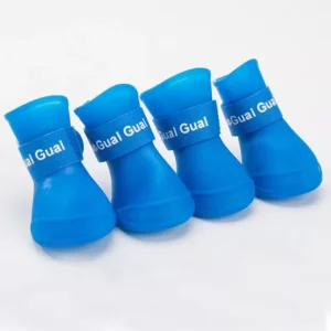 High Quality Outdoor Walking Soft Pet Shoes Rubber Anti slip Waterproof Dog Rain Boots
