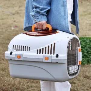 High Quality PP Plastic Pet Carrier Pet Flight Cage Dog Transport Box Travel Bag for Cars