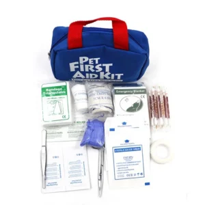 High Quality Pet Travel Bag and First Aid Emergency Kit for Dogs Scissors Pet Small Animal Supplies Box