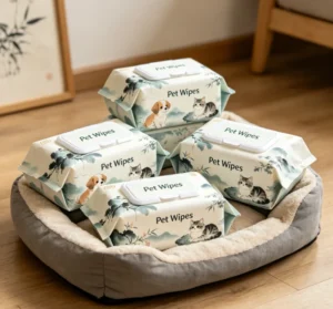 High Quality Pet Wet Wipes Alcohol Free Pet Grooming Wipes for Removing Dirt Odor and Stains on Pets